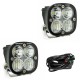 Baja Designs Squadron Sport Black LED Auxiliary Light Pod Pair - Clear Lense