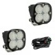 Baja Designs Squadron Sport Black LED Auxiliary Light Pod Pair - Clear Lense