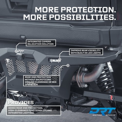 DRT Motorsports Rear Bumper for Polaris 2024+ Xpedition DRT Motorsports Rear Bumper for Polaris 2024+ Xpedition