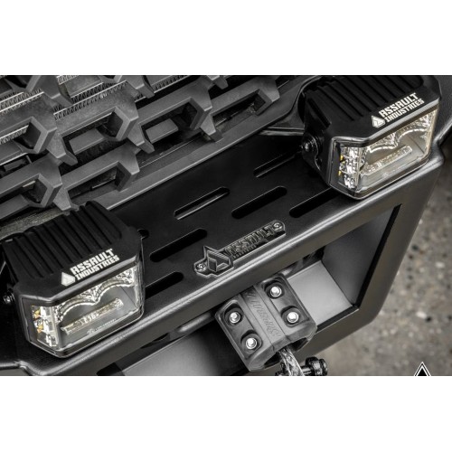 Assault Industries RZR Pro XP Winch-Ready Aluminum Plate Front Bumper Assault Industries RZR Pro XP Winch-Ready Aluminum Plate Front Bumper