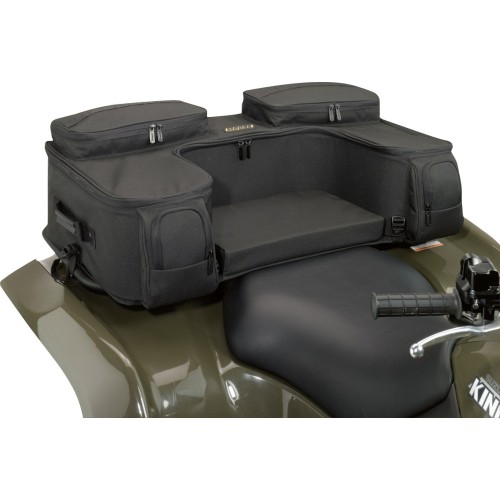 Moose Utility Ozark Rear Rack Bag For ATV - Black Moose Utility Ozark Rear Rack Bag For ATV - Black