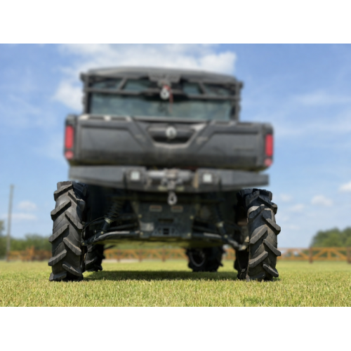 Wild Boar Razorback M/T 33x9.5-20 (6-Ply) Mud Tires on American Force K07 Energy Black Forged Wheels Wild Boar Razorback M/T 33x9.5-20 (6-Ply) Mud Tires on American Force K07 Energy Black Forged Wheels