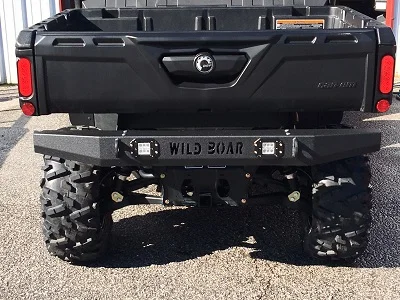 Wild Boar rear bumper with LED lights for Can-Am Defender