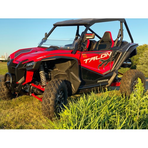 Spike Powersports Honda Talon Lower Door Inserts-Dark Tinted