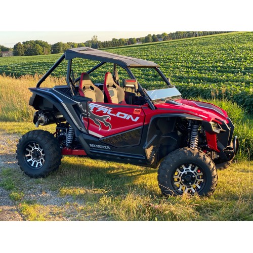 Spike Powersports Honda Talon Lower Door Inserts-Dark Tinted