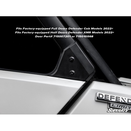 Can-Am Defender Mirror Mounts for OEM Doors