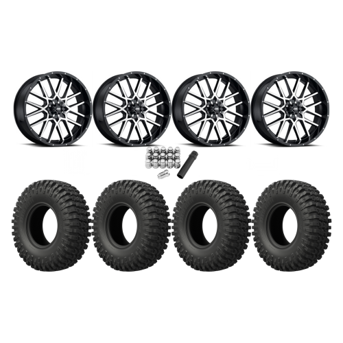 EFX MotoCrusher 40x10-18 Tires on ITP Hurricane Machined Wheels
