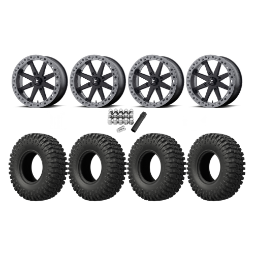 EFX MotoCrusher 40x10-18 Tires on MSA M31 Lok2 Beadlock Wheels