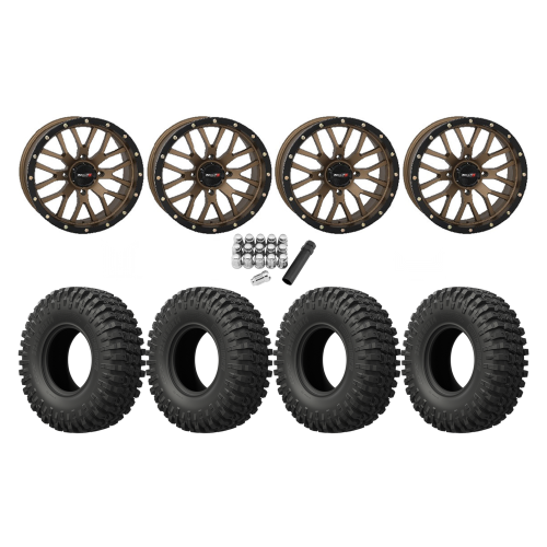 EFX MotoCrusher 40x10-18 Tires on ST-3 Bronze Wheels EFX MotoCrusher 40x10-18 Tires on ST-3 Bronze Wheels