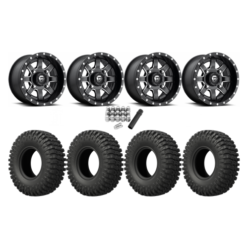 EFX MotoCrusher 32x10-14 Tires on Fuel Maverick Wheels