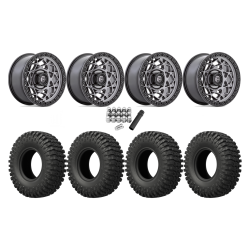 EFX MotoCrusher 32x10-15 Tires on Fuel Unit Matte Anthracite Wheels EFX MotoCrusher 32x10-15 Tires on Fuel Unit Matte Anthracite Wheels