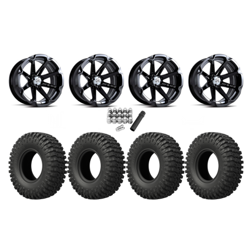 EFX MotoCrusher 33x10-15 Tires on MSA M12 Diesel Wheels