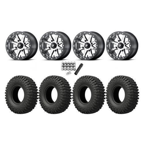 EFX MotoCrusher 32x10-14 Tires on MSA M21 Lok Beadlock Wheels
