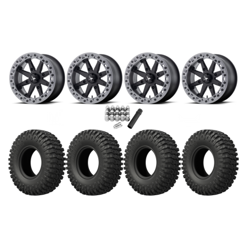 EFX MotoCrusher 32x10-14 Tires on MSA M31 Lok2 Beadlock Wheels