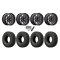 EFX MotoCrusher 32x10-14 Tires on MSA M45 Portal Gloss Black Milled Wheels