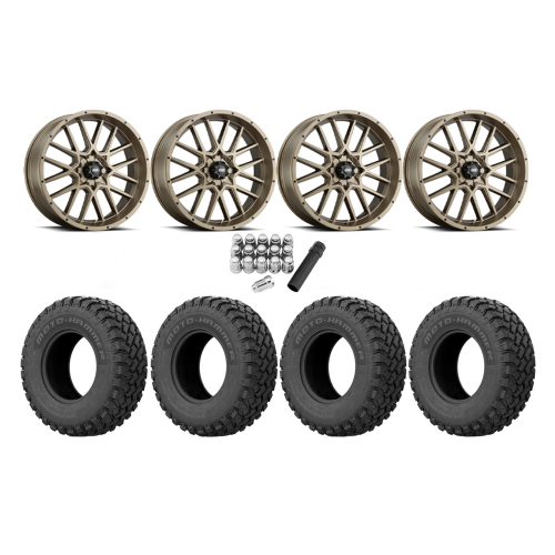 EFX MotoHammer 34x10-20 Tires on ITP Hurricane Bronze Wheels