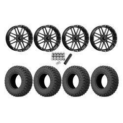 EFX MotoHammer 33x10-18 Tires on MSA M35 Bandit Gloss Black Milled Wheels EFX MotoHammer 33x10-18 Tires on MSA M35 Bandit Gloss Black Milled Wheels