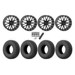 EFX MotoHammer 33x10-18 Tires on ST-3 Matte Black Wheels EFX MotoHammer 33x10-18 Tires on ST-3 Matte Black Wheels