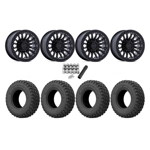 EFX MotoHammer 32x10-15 Tires on Fuel Rincon Blackout Beadlock Wheels