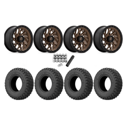 EFX MotoHammer 32x10-15 Tires on Fuel Runner Matte Bronze Wheels EFX MotoHammer 32x10-15 Tires on Fuel Runner Matte Bronze Wheels