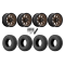 EFX MotoHammer 32x10-15 Tires on Fuel Runner Matte Bronze Wheels