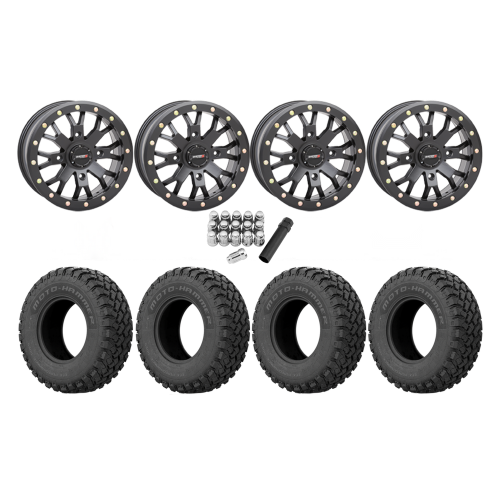 EFX MotoHammer 31x10-14 Tires on ST-3 Matte Black Wheels