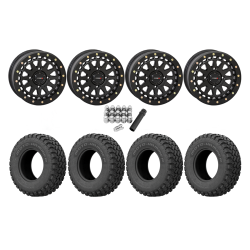 EFX MotoHammer 32x10-15 Tires on SB-6 Matte Black Beadlock Wheels EFX MotoHammer 32x10-15 Tires on SB-6 Matte Black Beadlock Wheels