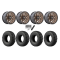 EFX MotoRally 30x10-15 Tires on Fuel Unit Matte Bronze Wheels