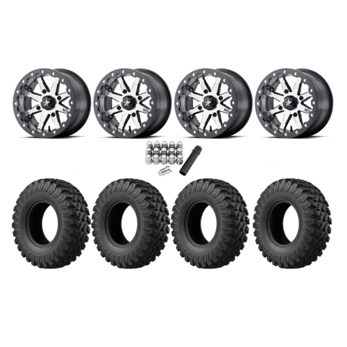EFX MotoRally 28x10-14 Tires on MSA M21 Lok Beadlock Wheels