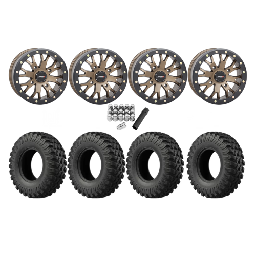 EFX MotoRally 35x10-15 Tires on ST-3 Bronze Wheels