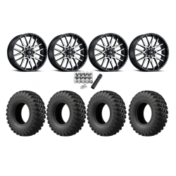 EFX MotoRally 35x10-18 Tires on ITP Hurricane Machined Wheels EFX MotoRally 35x10-18 Tires on ITP Hurricane Machined Wheels