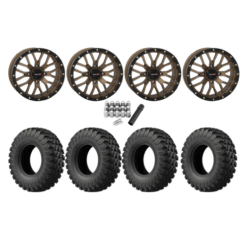 EFX MotoRally 35x10-18 Tires on ST-3 Bronze Wheels