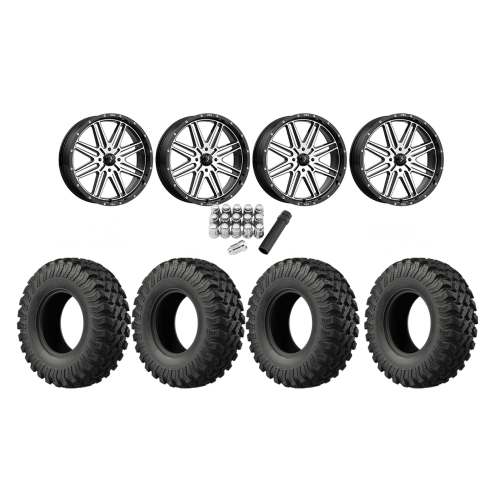EFX MotoRally 37x10-18 Tires on MSA M38 Brute Wheels