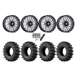 EFX MotoSlayer 35x9.5-24 Tires on MSA M50 Clubber Machined Wheels EFX MotoSlayer 35x9.5-24 Tires on MSA M50 Clubber Machined Wheels