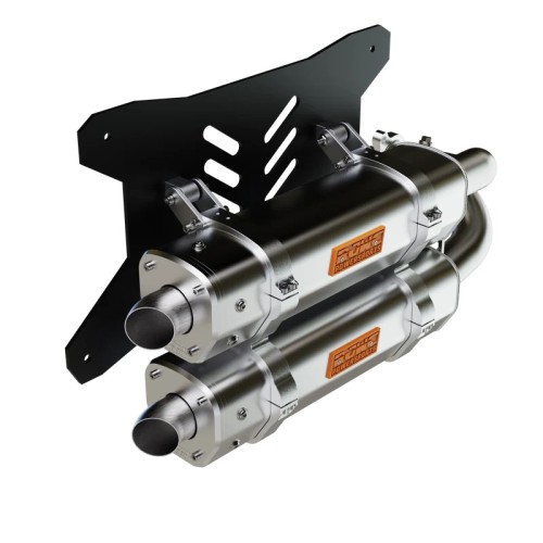 RJWC Powersports Polaris RZR XP Turbo Dual Slip On RJWC Powersports Polaris RZR XP Turbo Dual Slip On