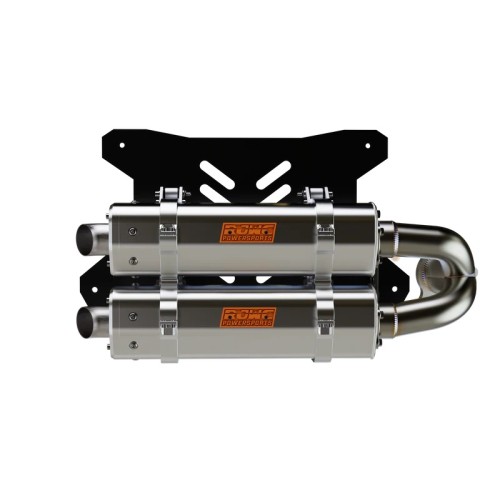 RJWC Powersports Polaris RZR XP Turbo Dual Slip On RJWC Powersports Polaris RZR XP Turbo Dual Slip On