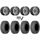 Gladiator X Comp ATR 28x10-14 (10ply) Radial Tires on MSA M45 Portal Machined Wheels