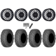 Gladiator X Comp ATR 28x10-14 (10ply) Radial Tires on MSA M50 Clubber Gloss Black Wheels