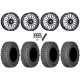 Gladiator X Comp ATR 28x10-14 (10ply) Radial Tires on MSA M50 Clubber Machined Wheels