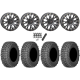Gladiator X Comp ATR 32x10-14 (10ply) Radial Tires on System 3 Offroad SB-4 Matte Black Beadlock Wheels