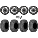 Gladiator X Comp ATR 32x10-14 (10ply) Radial Tires on System 3 Offroad SB-5 Gunmetal Grey Beadlock Wheels