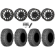 Gladiator X Comp ATR 32x10-14 (10ply) Radial Tires on System 3 Offroad SB-5 Matte Black Beadlock Wheels