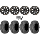 Gladiator X Comp ATR 32x10-14 (10ply) Radial Tires on System 3 Offroad SB-7 Matte Black Beadlock Wheels