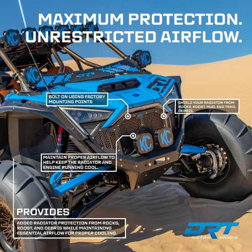 DRT Motorsports Polaris RZR Pro R / Turbo R Aluminum Front Grille (2022-2024) DRT Motorsports Polaris RZR Pro R / Turbo R Aluminum Front Grille (2022-2024)