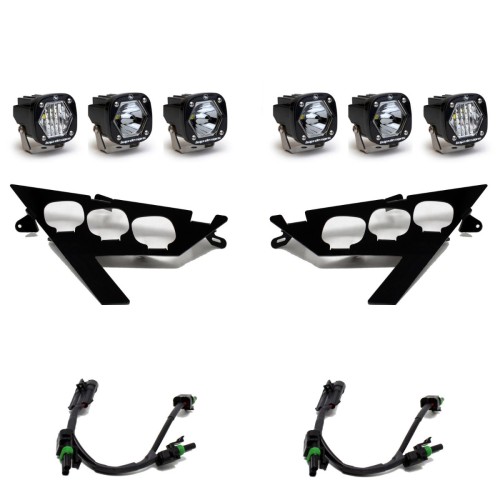Baja Designs Polaris RZR Pro XP S1 Triple LED Headlight Kit Baja Designs Polaris RZR Pro XP S1 Triple LED Headlight Kit