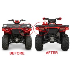 Knight ATV Polaris LED Tail Light With Reverse Light Knight ATV Polaris LED Tail Light With Reverse Light