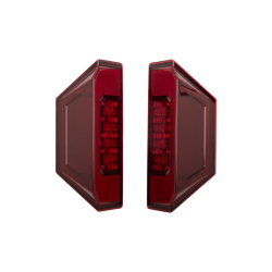 Polaris General 4 1000 Moose Racing LED Red Taillights