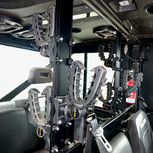 TOPO Motorsports Polaris Ranger Over The Seat Gun Rack Kit