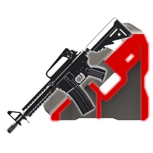 Ranch Armor ICOS 2 AR In Cab On Seat Gun Holder Ranch Armor ICOS 2 AR In Cab On Seat Gun Holder