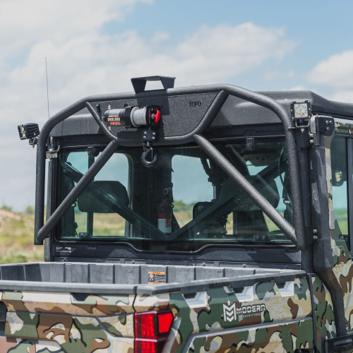 TOPO Motorsports Polaris Ranger Heavy-Duty Winch Headache Rack TOPO Motorsports Polaris Ranger Heavy-Duty Winch Headache Rack